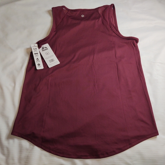 NWT RBX Crop Top Active Burgundy Red Tank Top Size Large - Picture 4 of 6